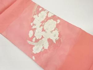 花鳥模様織出し名古屋帯